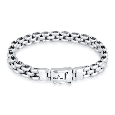 gucci armband herren silber|Designer Armbänder aus Silber für Herren .